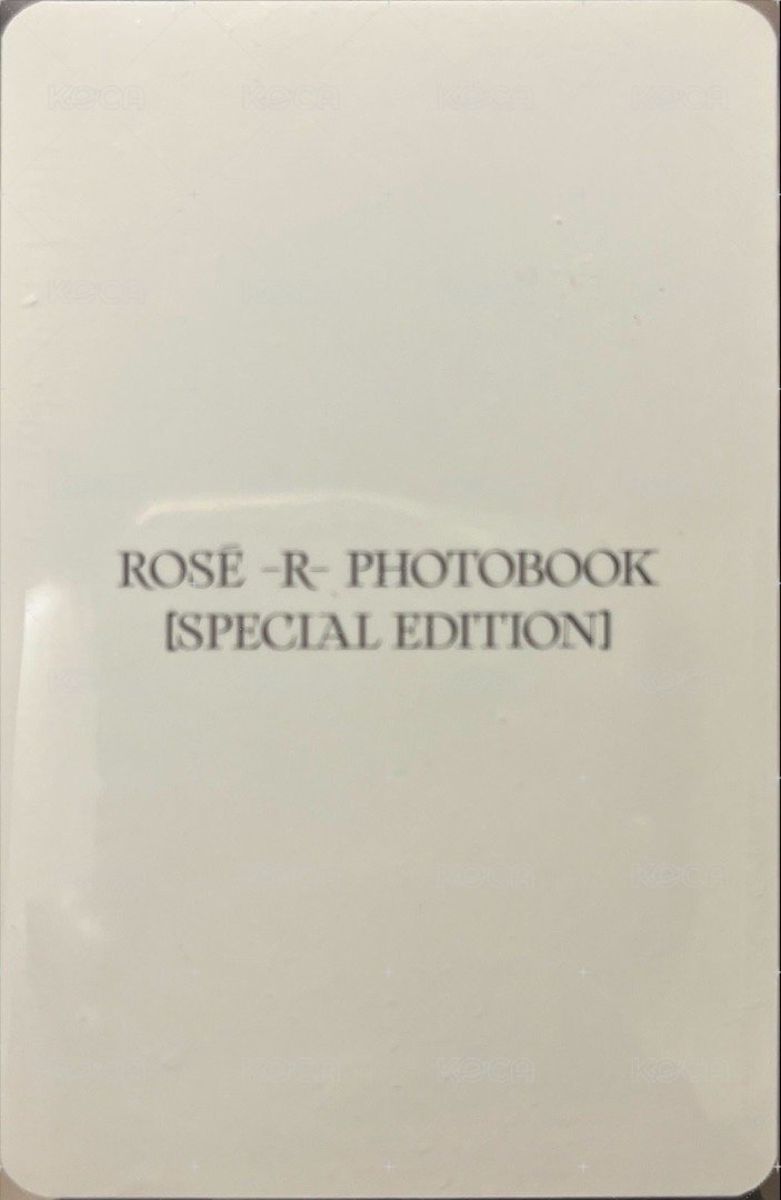 R k4 特典卡 特別版特典 背面