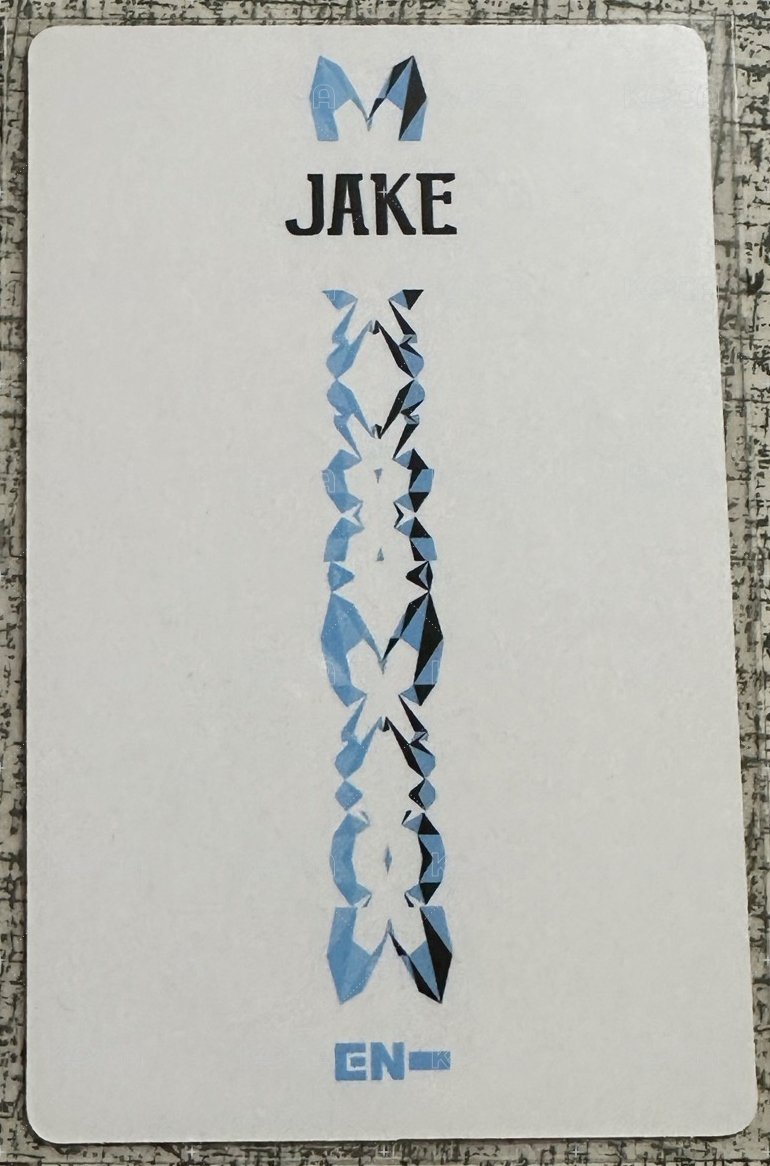 正一 專輯卡  背面