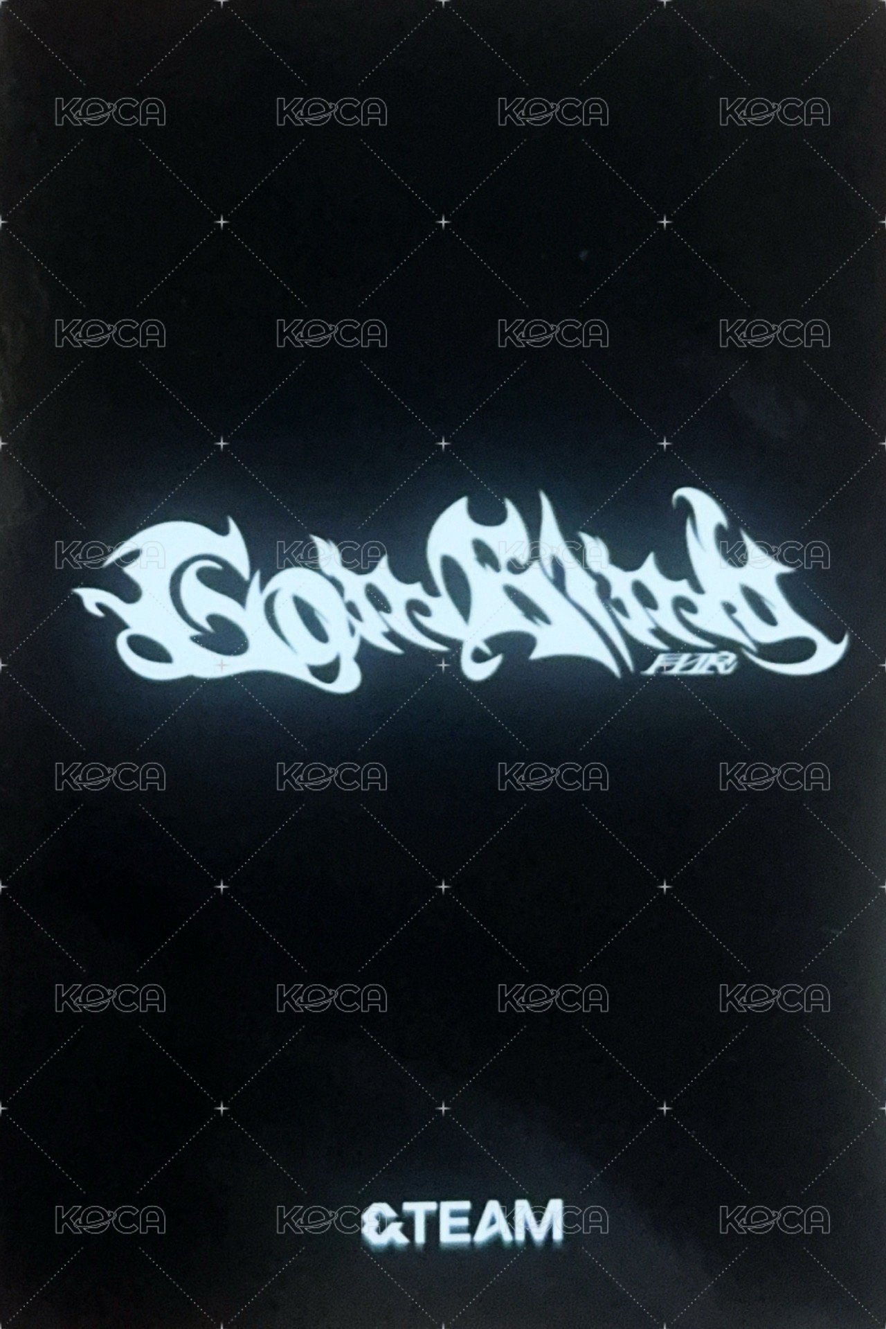 Go in Blind (月狼) yzy 3.0 簽售卡  背面