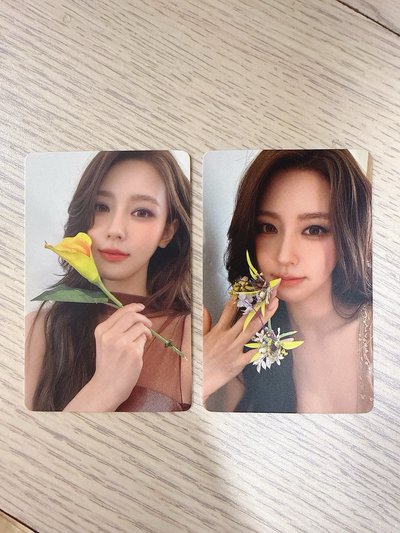 《兩張》呈仕雜誌 代言卡 麵 薇娟Miyeon