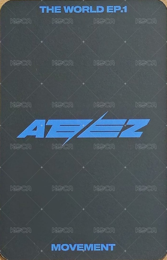 Movement Kpopstore 1.0 簽售卡  背面