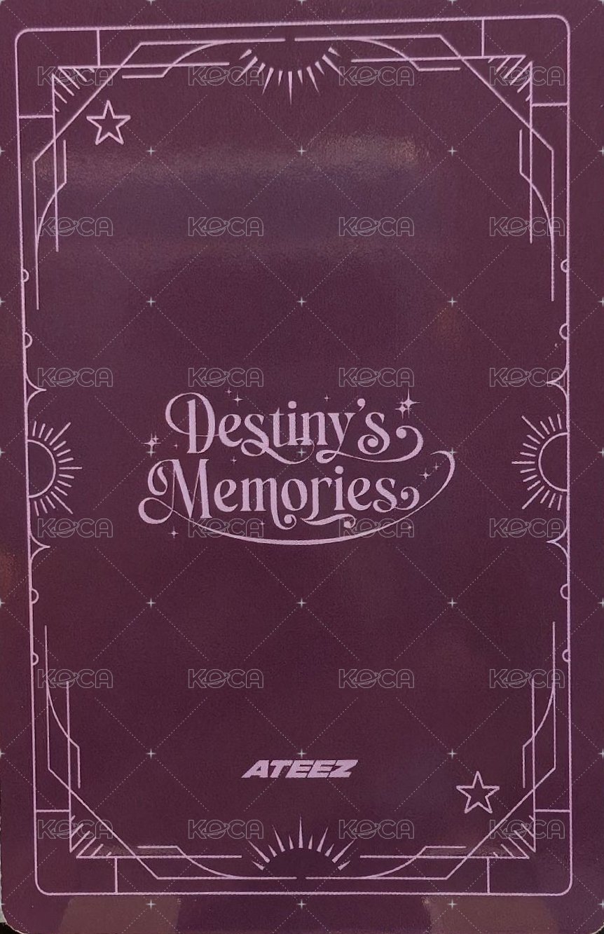 Destiny’s Memories   特典卡 日本預售票 背面