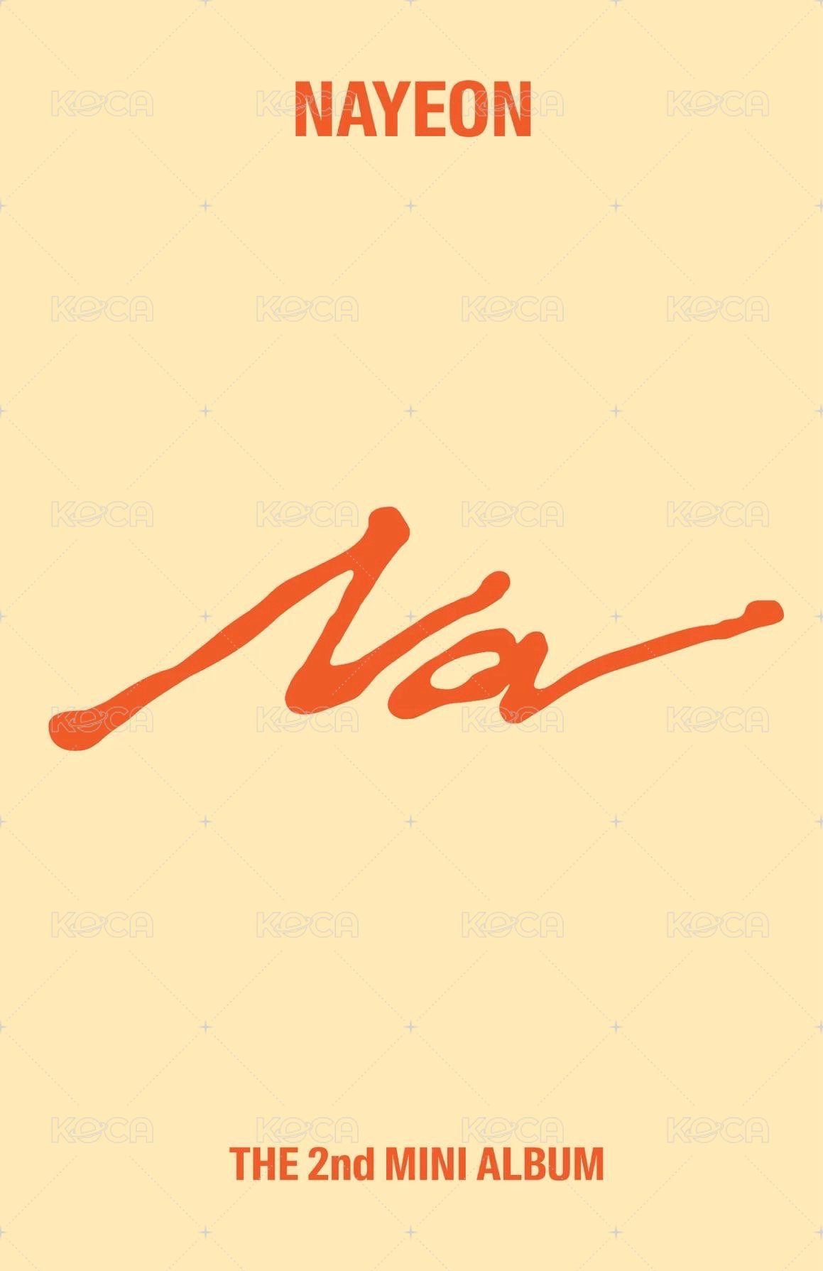 NA am 單封預售 特典卡  背面