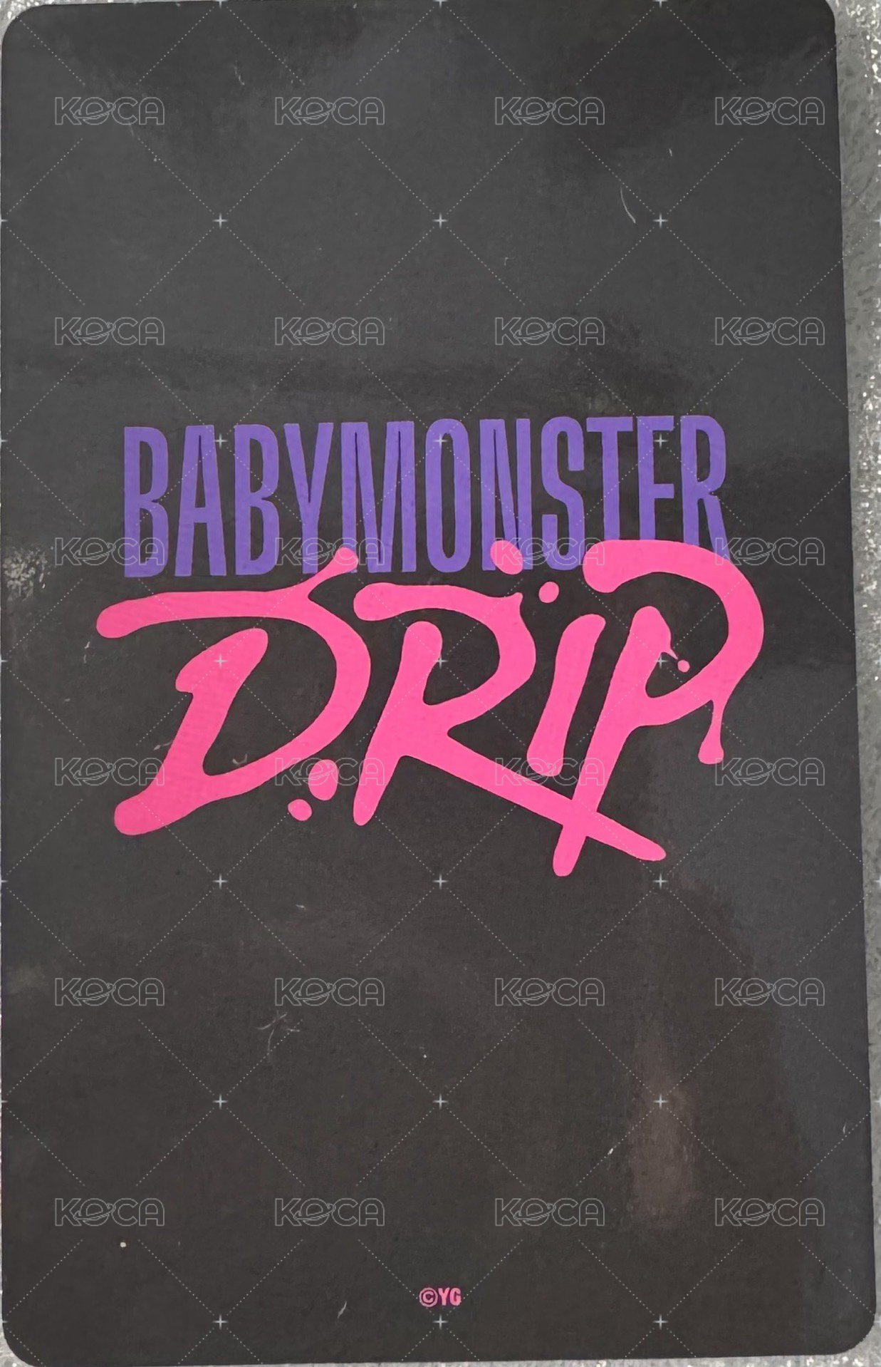 DRIP 日本澀谷 隨機卡  背面