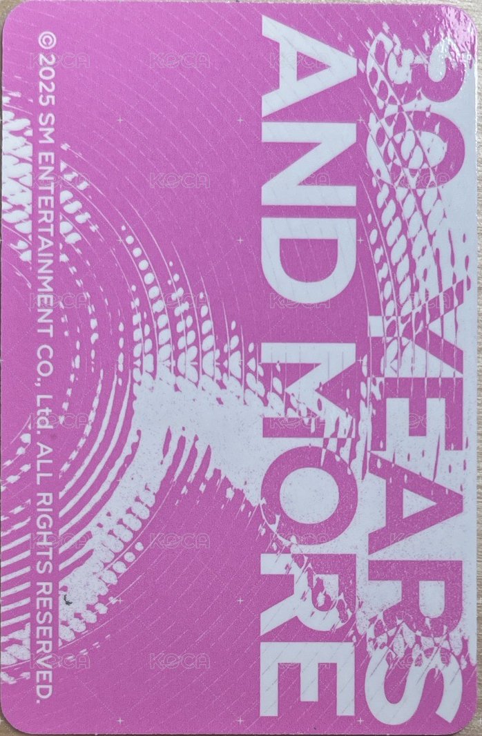 25SMT&30th 隨機卡 刮刮卡 背面