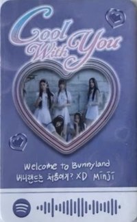 Spotify x NewJeans Pop up store 入場卡 / 場限卡 pvc卡