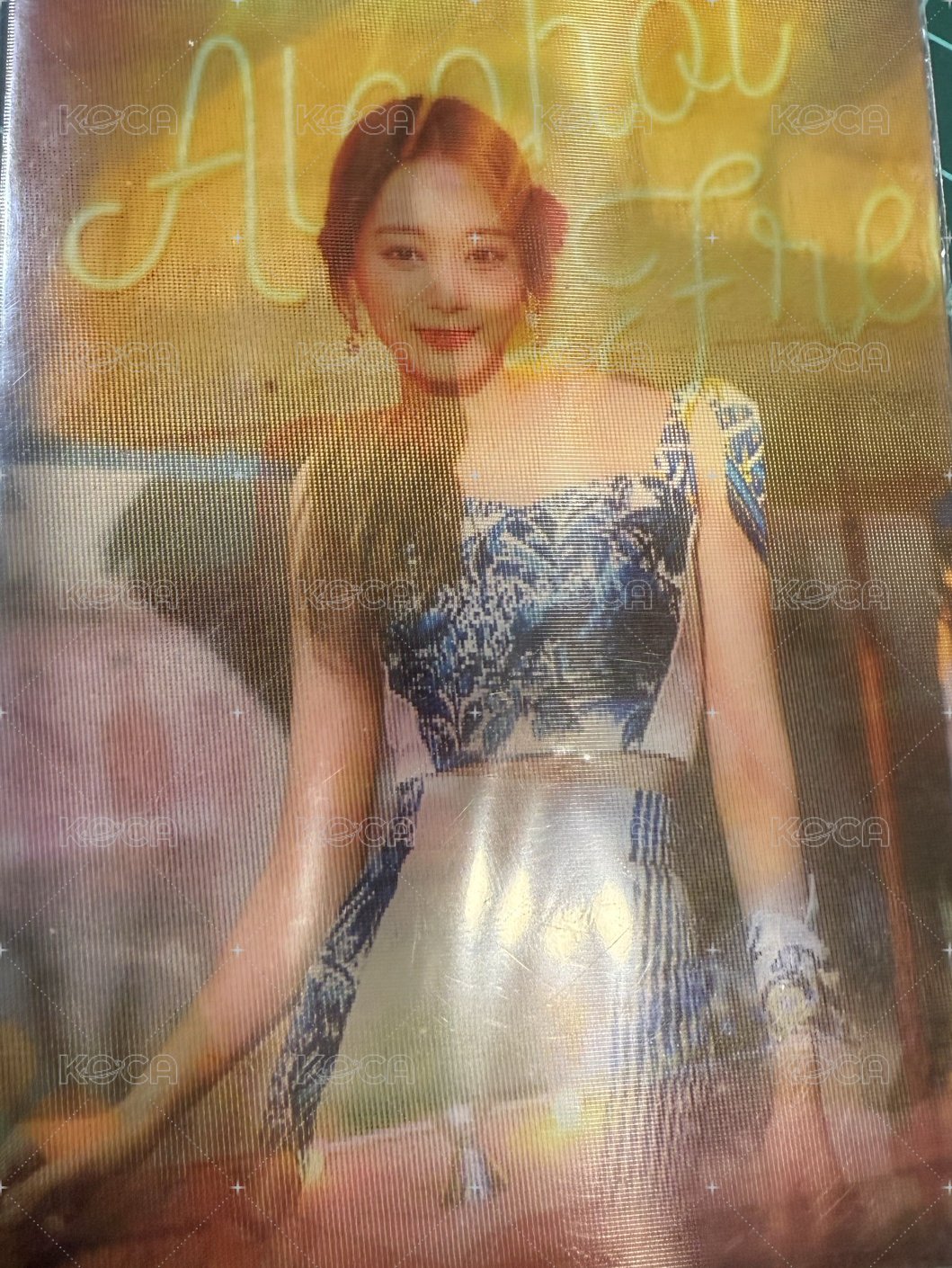 迷10 隨機卡 子瑜taste of love變化卡 背面