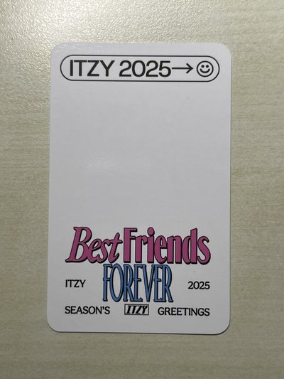 有娜 2025 年曆特典卡