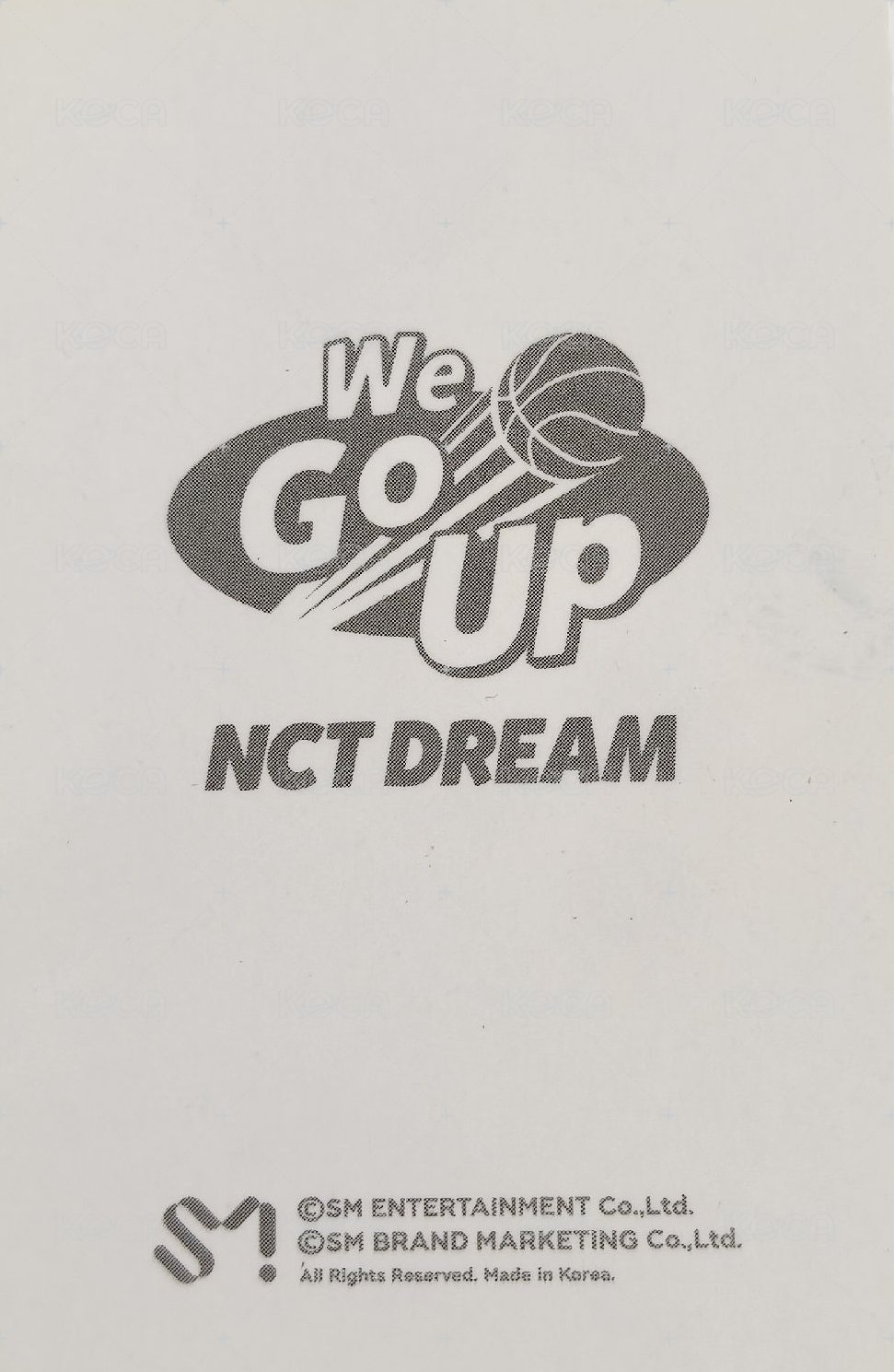 We Go Up 周邊卡 護照套卡 背面