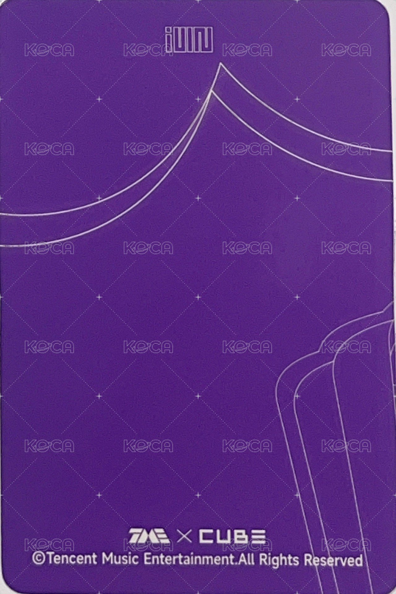 QQ音樂 星光卡 3星 2.0 背面