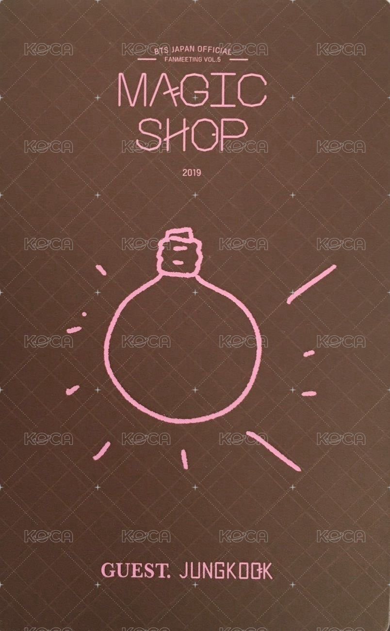 MAGIC SHOP 演唱會 DVD / CD 卡 日五期 背面