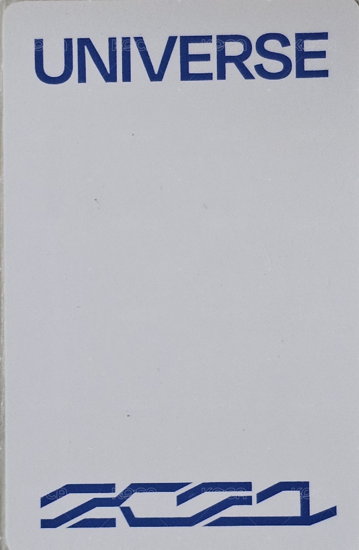 2021大隊 yzy 簽售卡  背面