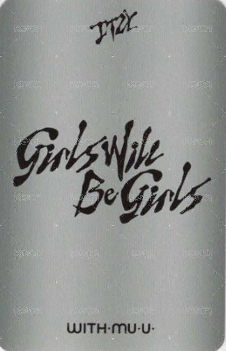 GWBG wm 預售 特典卡 特別版 背面