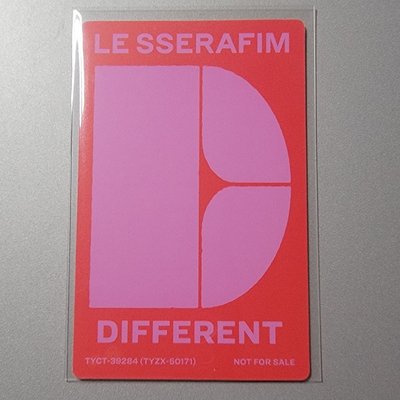 Different 初回限定盤B 專卡櫻