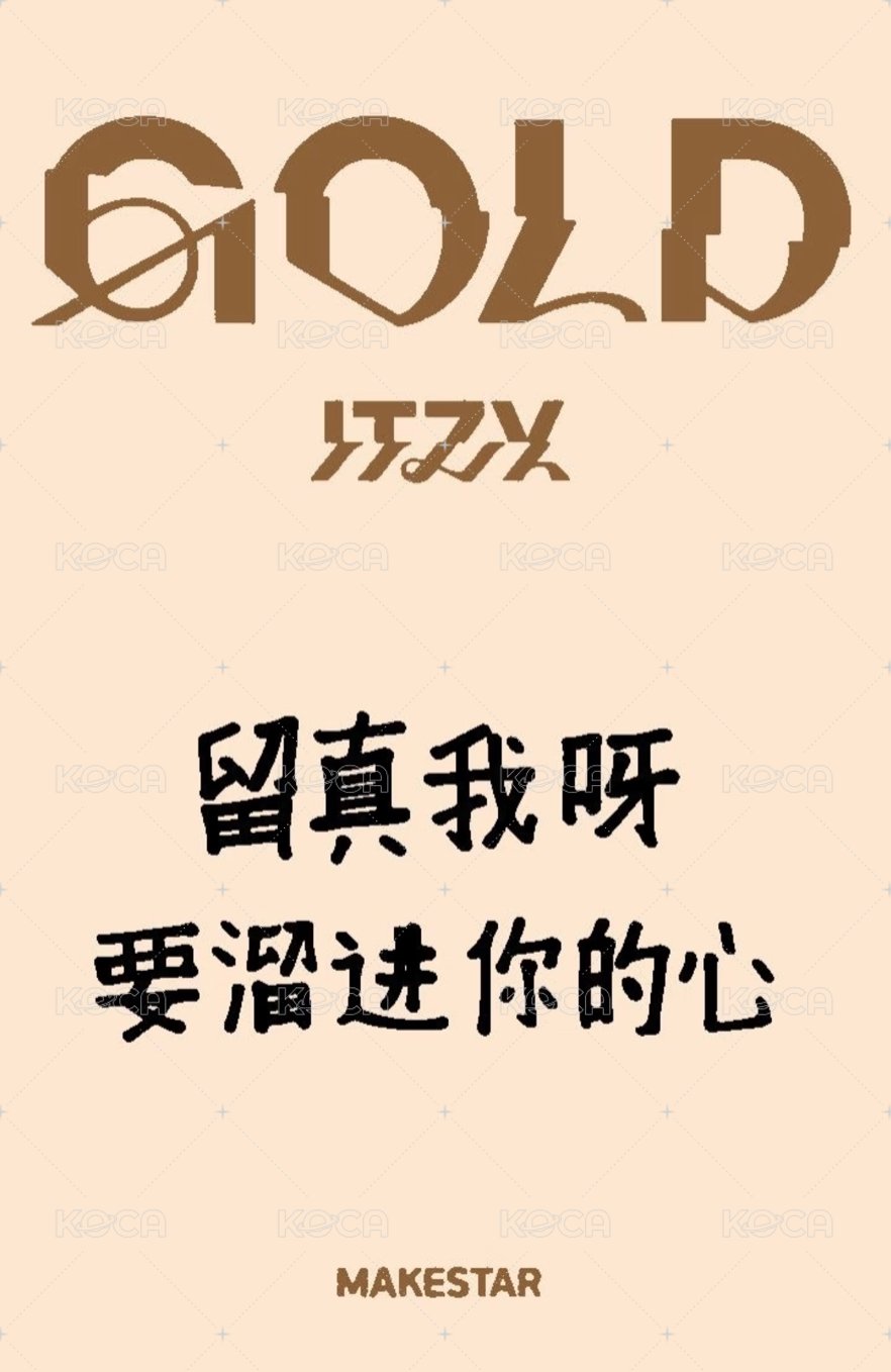 GOLD ms 上海 簽售卡 卡皮巴拉 背面