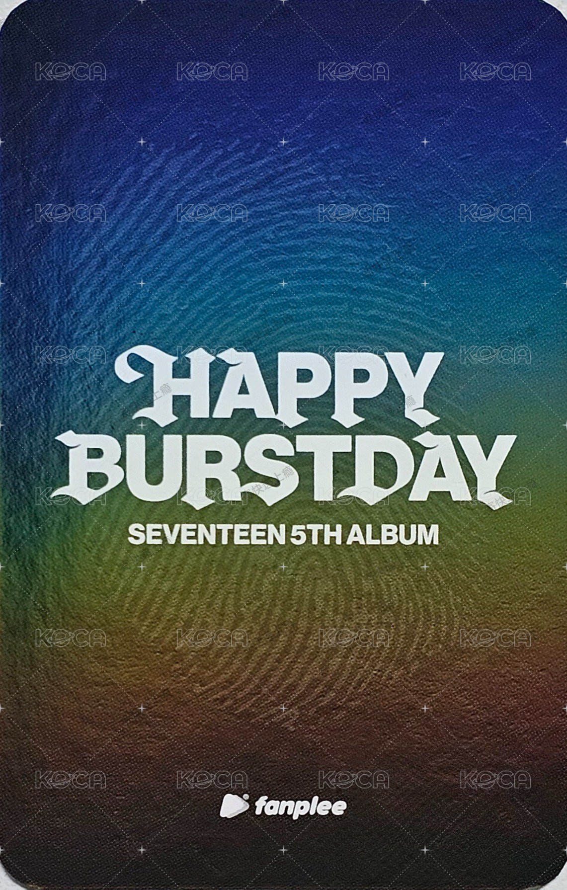 正五 fp 特典卡 克拉盤預售 背面