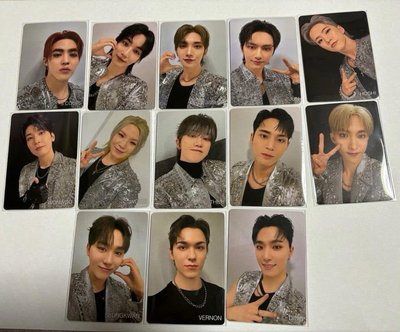 SEVENTEEN 日本 W會員 小卡 套出