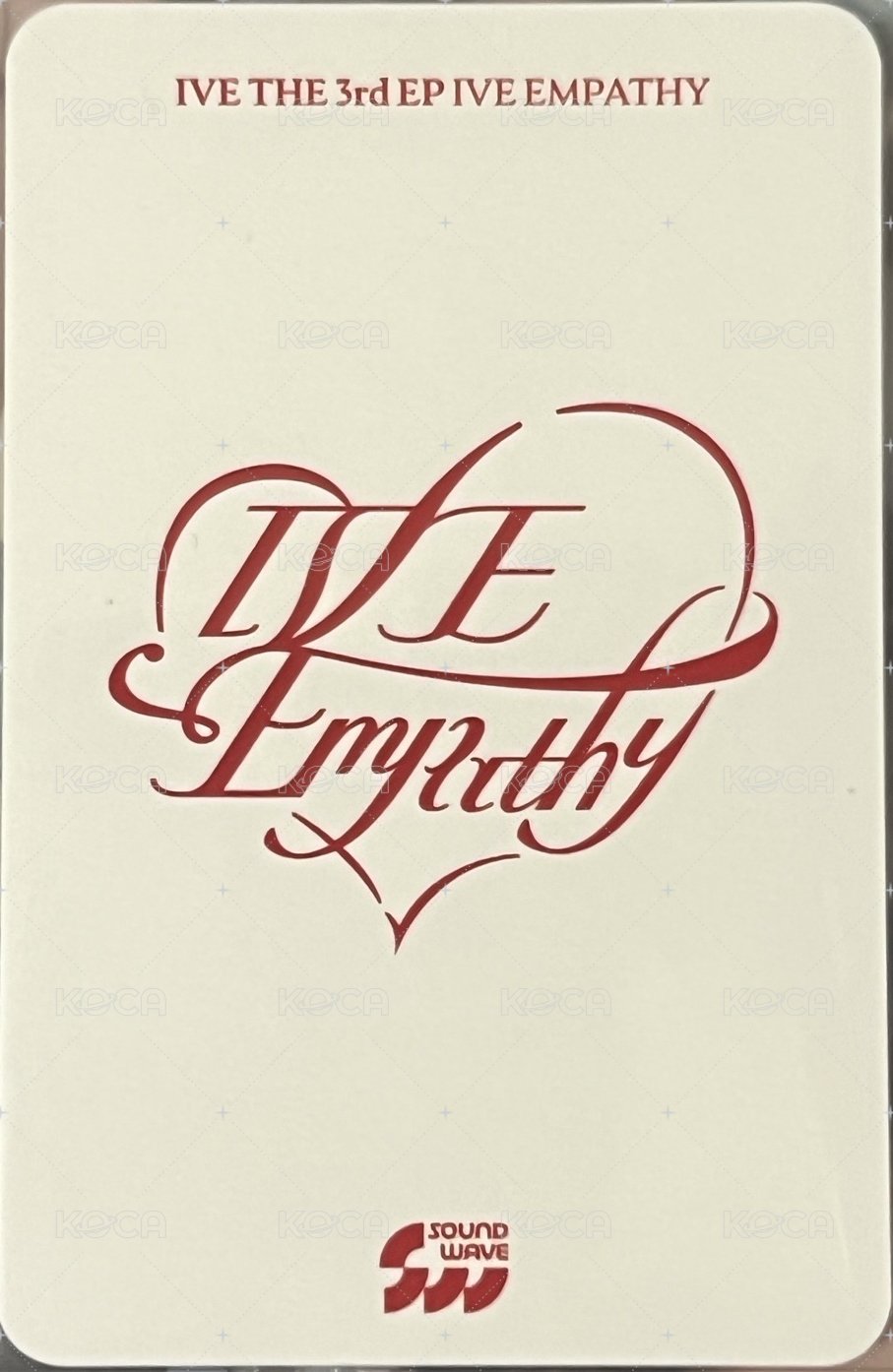 IVE EMPATHY sw SW8.0 幸運卡 IVE Scout 飯咪線下愛心卡 背面