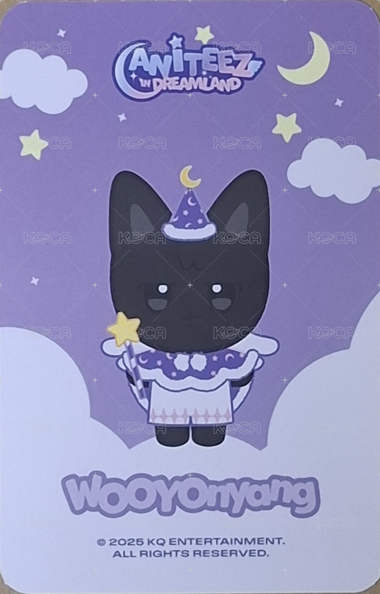 ANITEEZ IN DREAMLAND 周邊卡 守護天使娃卡 榮 背面