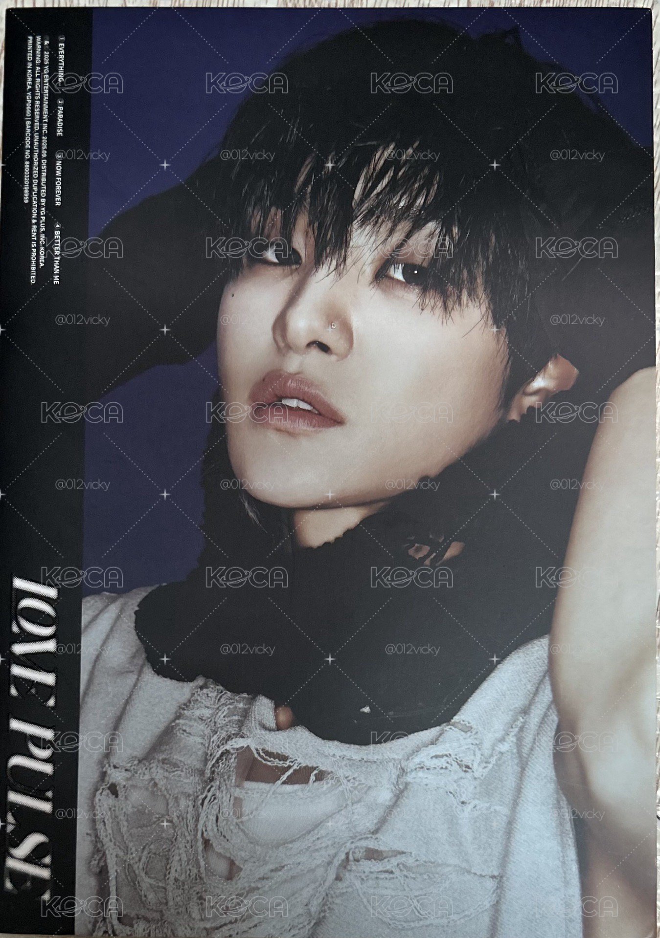 TREASURE 朴志焄Jihoon 空專 有損 