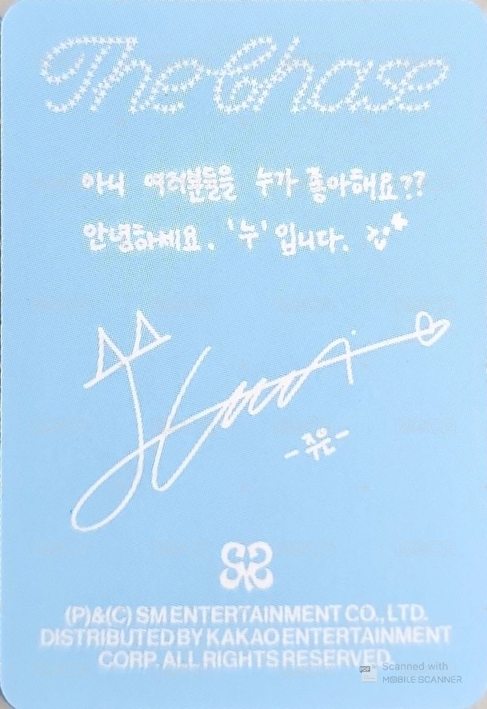 單一 專輯卡 MB ver. 背面