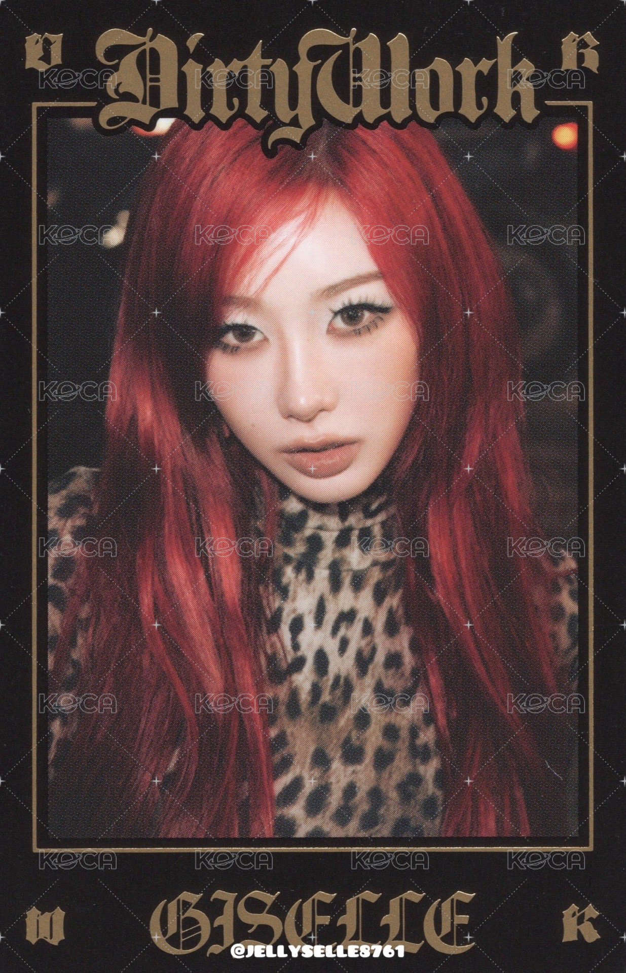 Dirty Work 隨機卡 快閃金版吉 正面