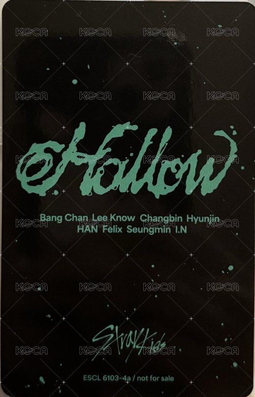 Hollow 專輯卡 初回生產限定盤A 背面