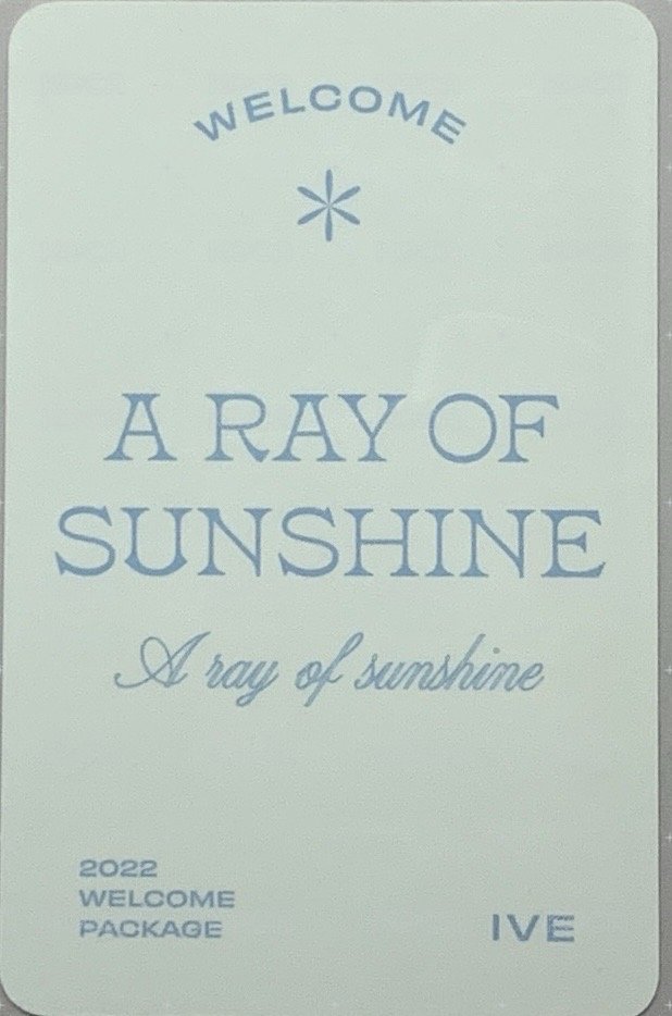 2022年曆 年曆卡 固配卡 背面