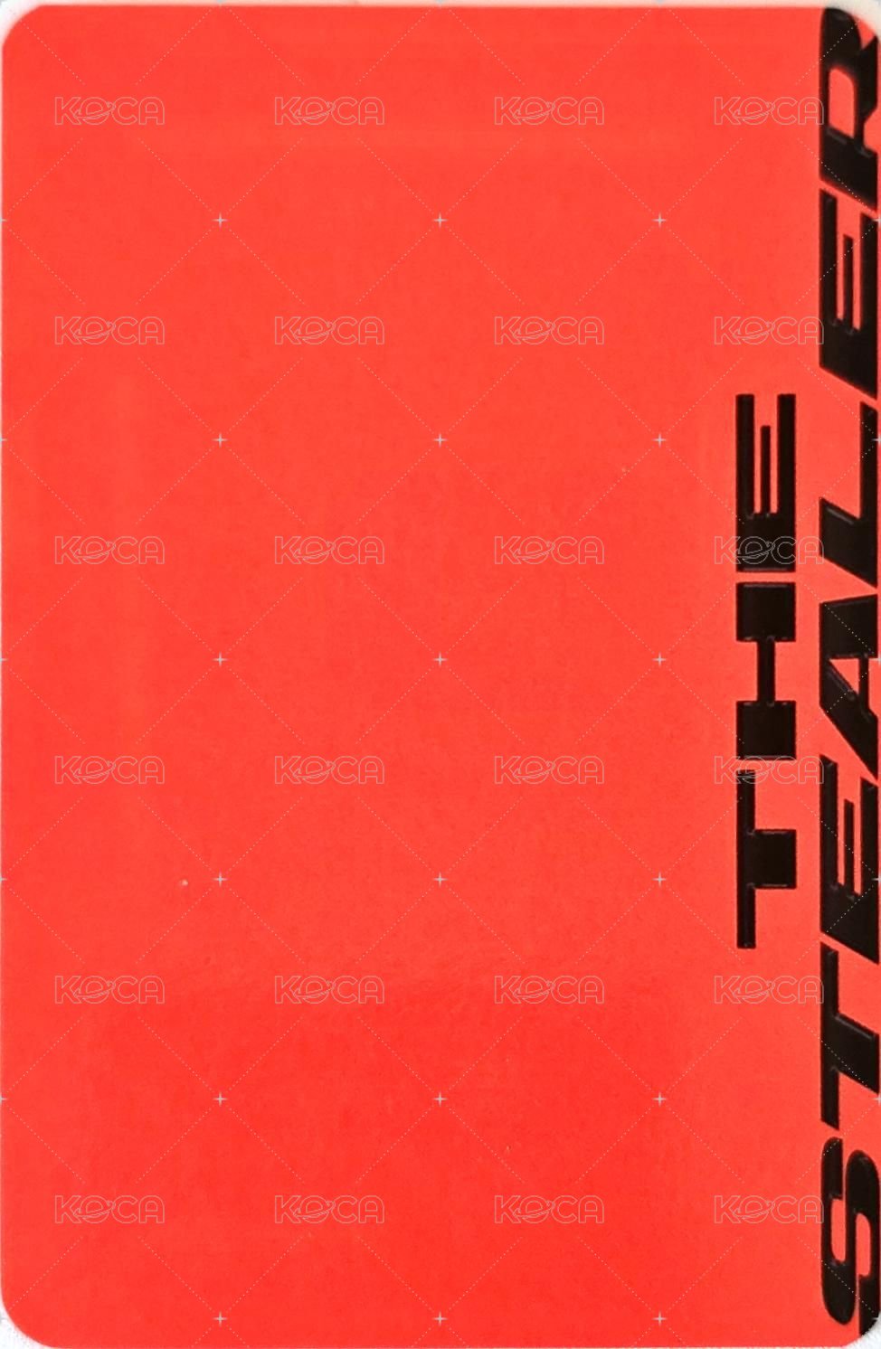 CHASE 專輯卡  背面