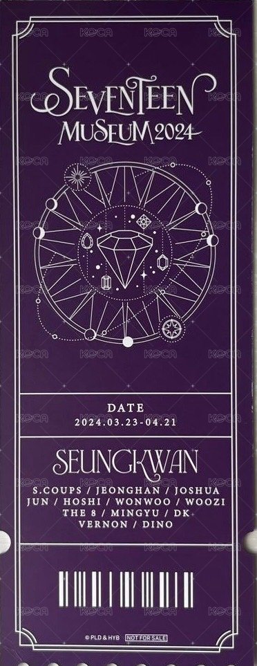 24‘博物館 入場卡 / 場限卡 1st Block  背面