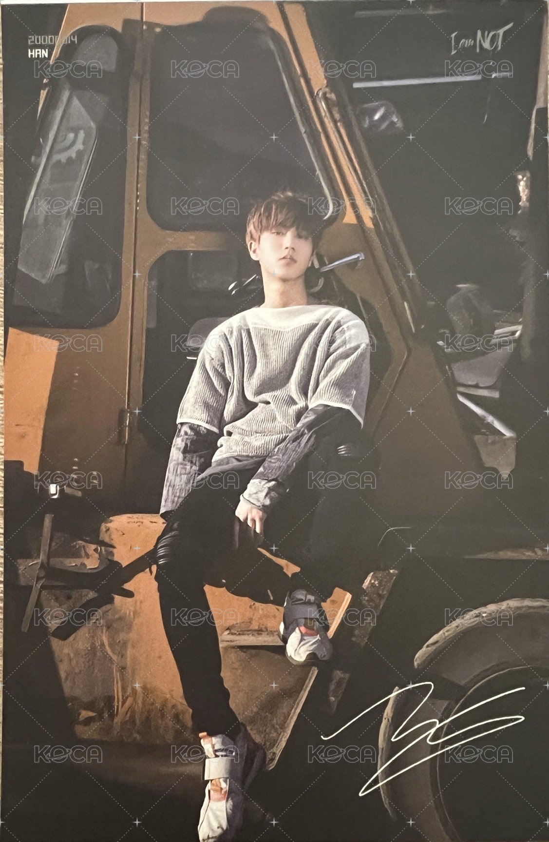 I am NOT 明信片 預購禮 正面