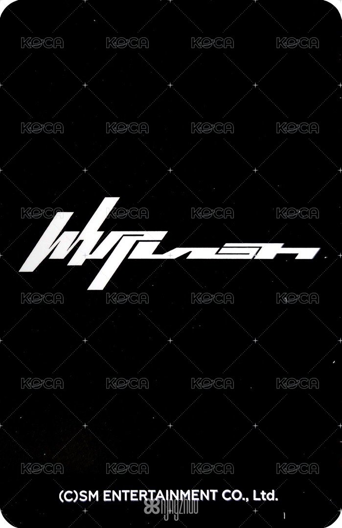 Whiplash 周邊卡 上海快閃插卡立牌冬 背面