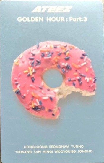 GH3 TOKTOQ 特典卡 甜甜圈 ver. 背面