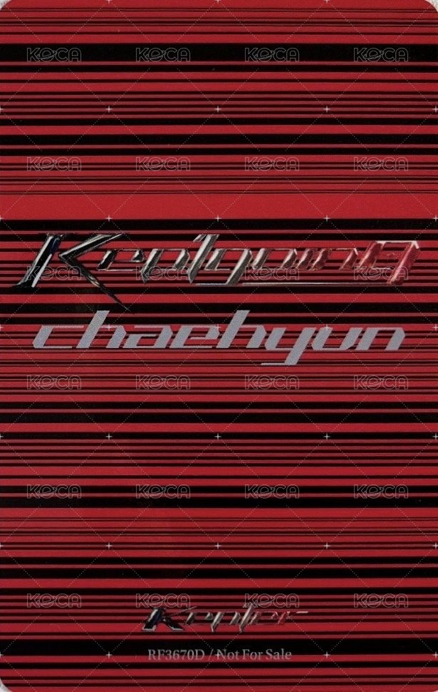 JP正規一 專輯卡 單封 背面