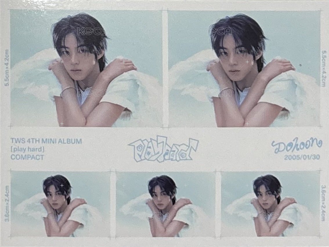 Play Hard 明信片 單封 正面