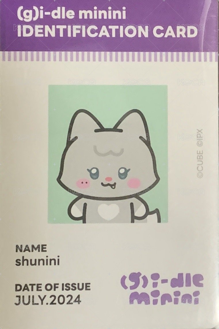 I SWAY 周邊卡  背面