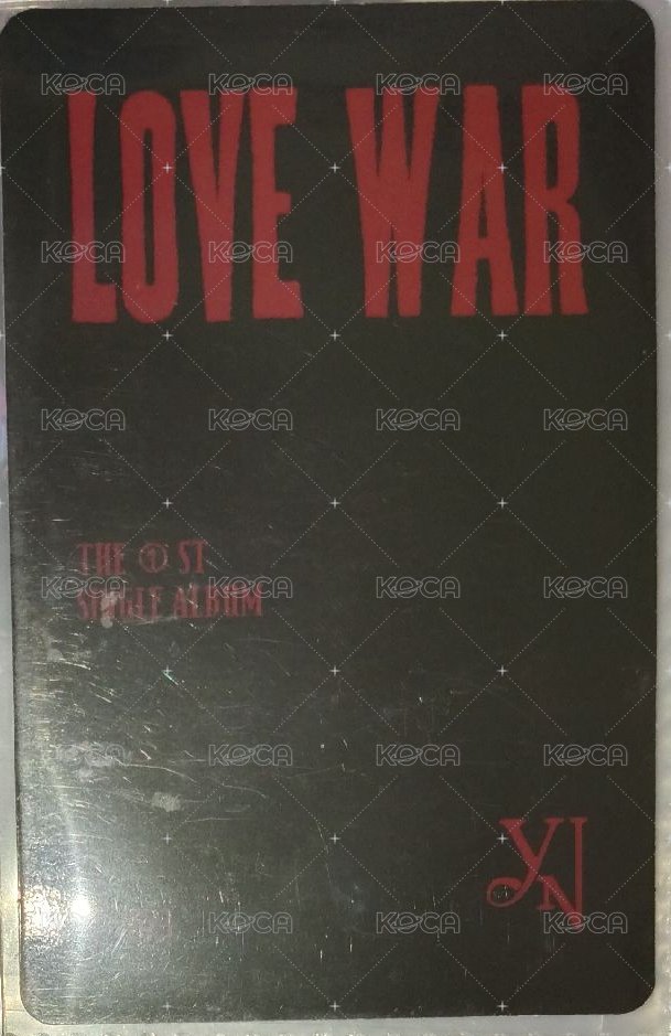 Love War 專輯卡 電子專 背面