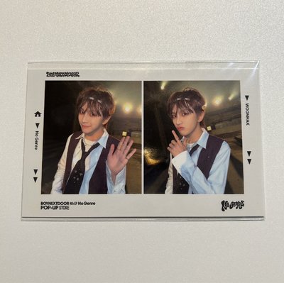 No Genre 滿額卡 首爾線下快閃 二宮格12346