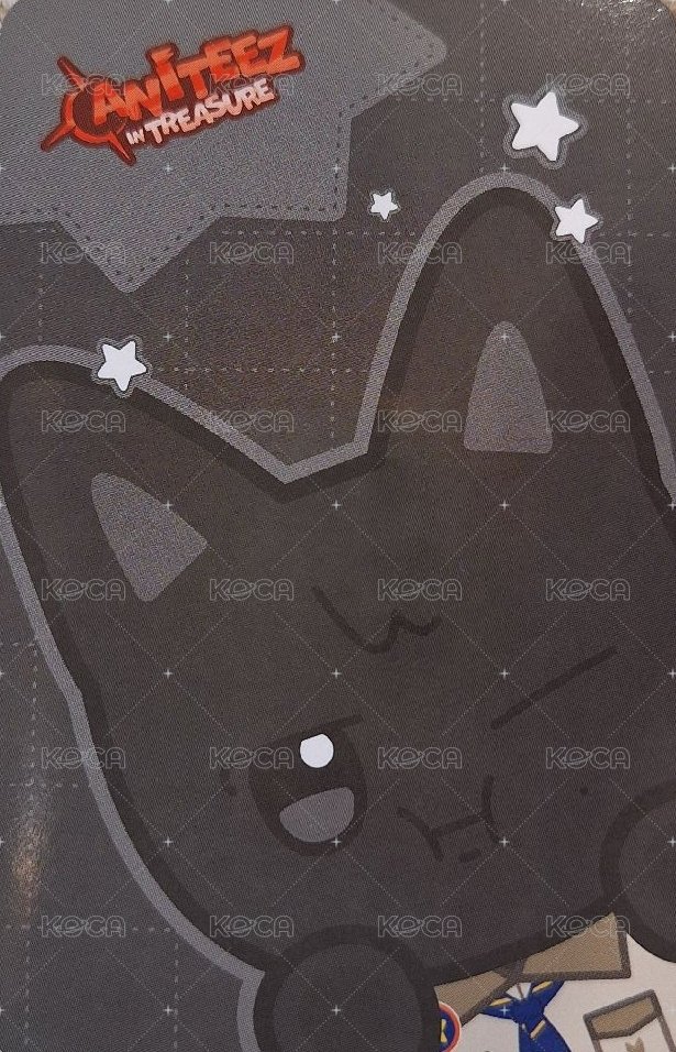 ANITEEZ IN TREASURE 周邊卡 SOFT CAN BADGE 背面