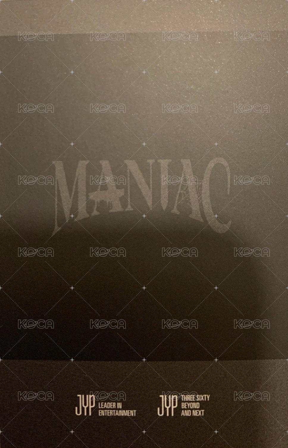 2nd 世巡 jyp 滿額卡  背面