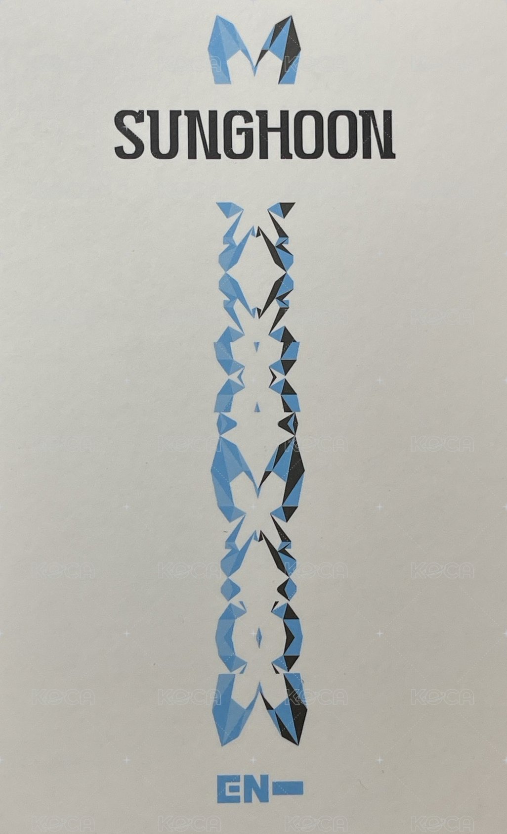 正一 專輯卡 Essential ver. 背面