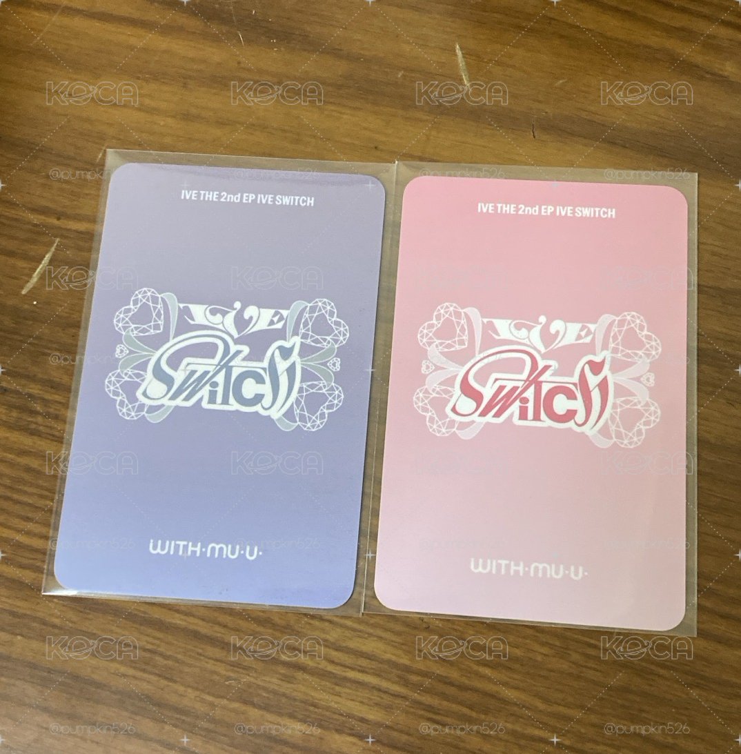 IVE Wonyoung 員瑛 wmld 兩張一組