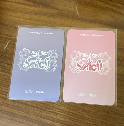 IVE Wonyoung 員瑛 wmld 兩張一組
