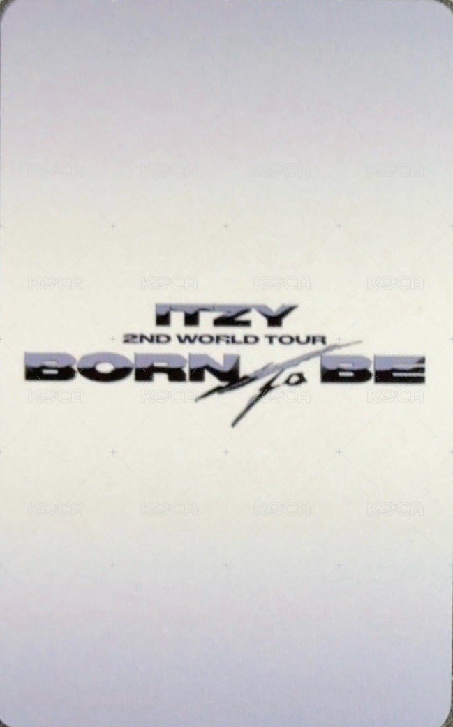 二巡 入場卡 / 場限卡 首爾場 Day2 背面