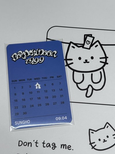 ⛄️19.99 yes24生日特典卡 成淏