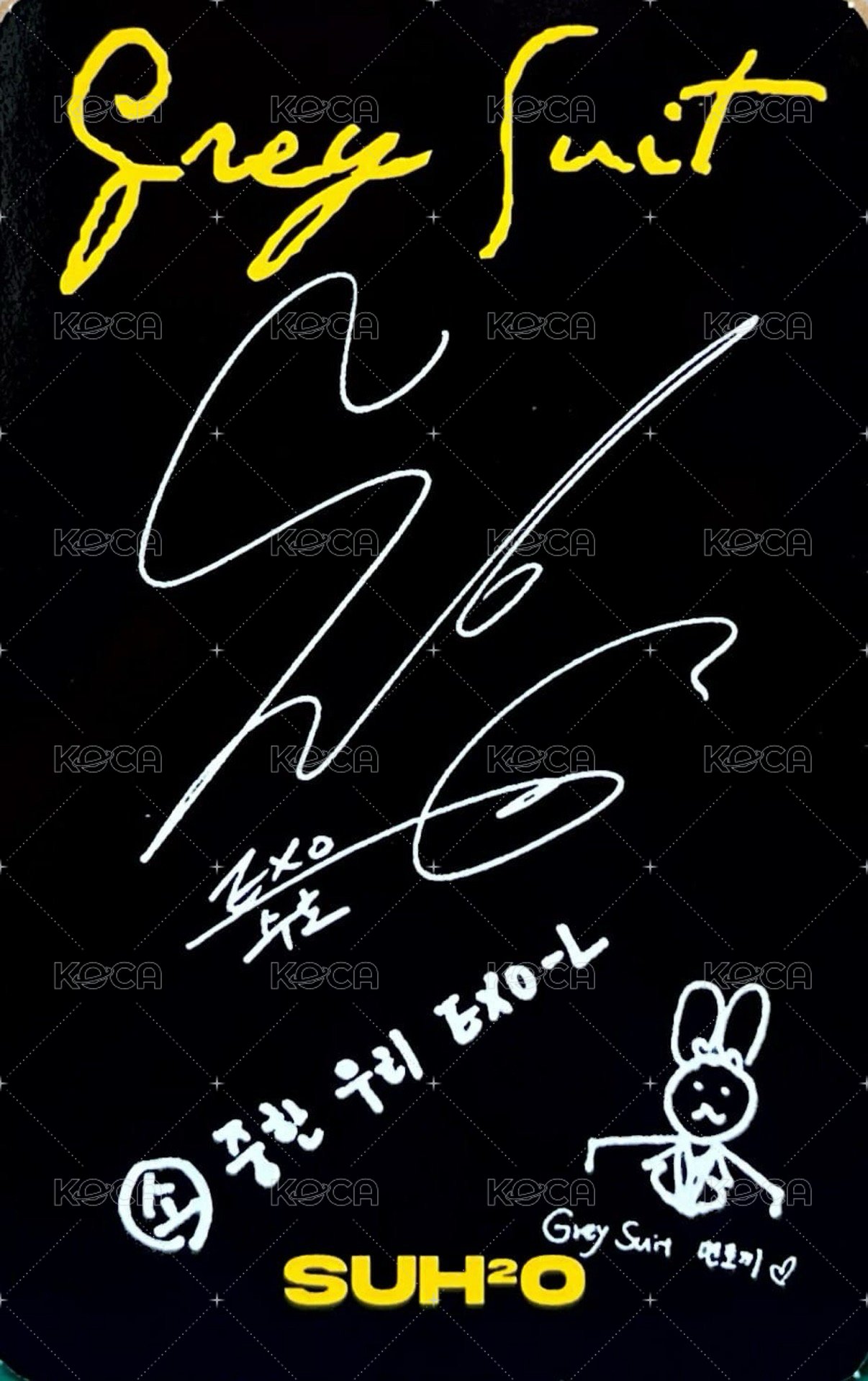 Grey Suit 專輯卡  背面