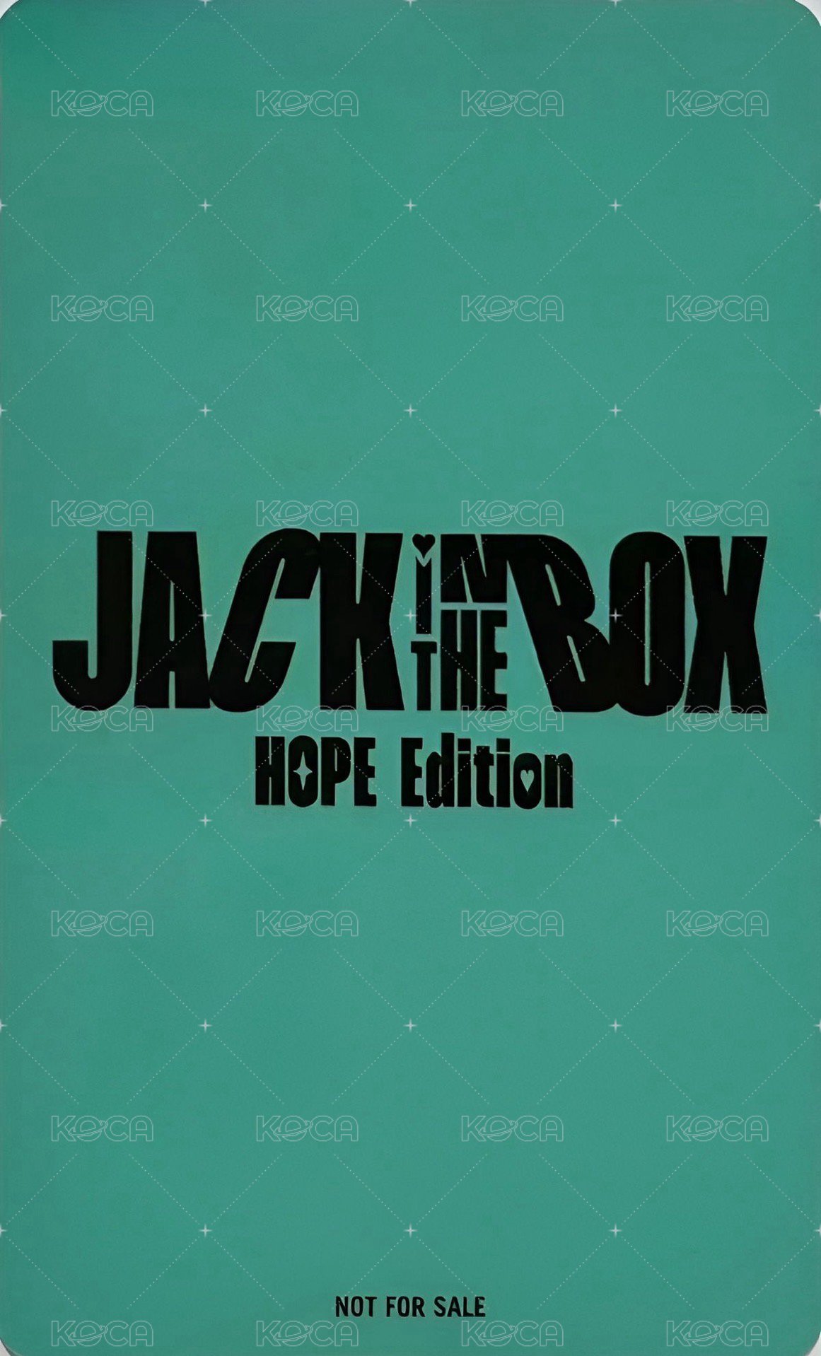 JITB 環球 HOPE版 幸運卡  背面