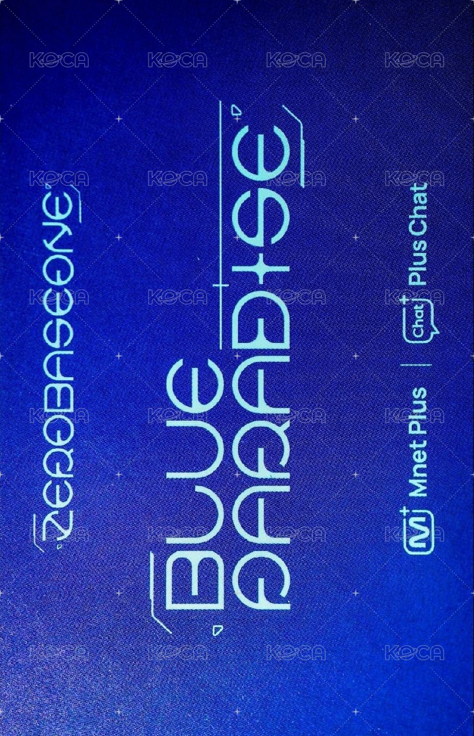 迷五 Plus Chat 特典卡 三人卡 背面