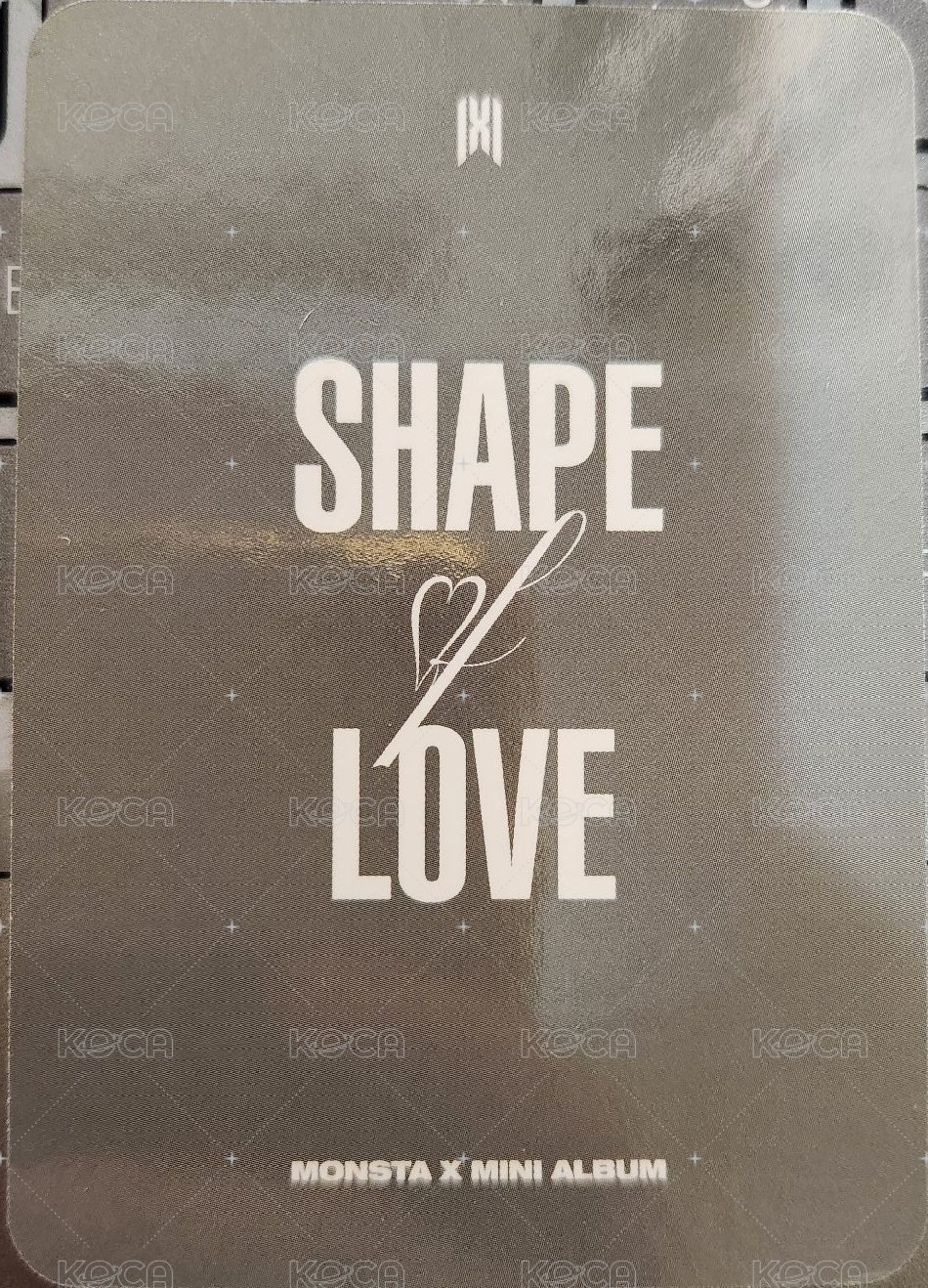 love 專輯卡 雙人卡 背面