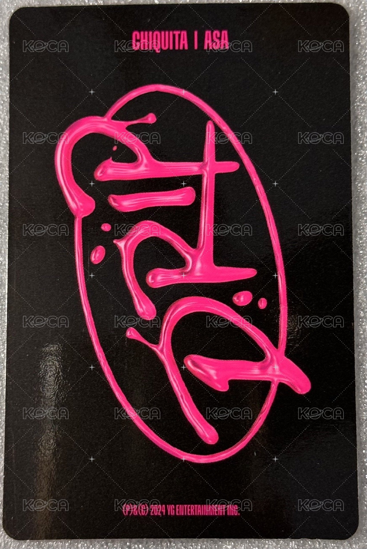 DRIP 專輯卡 JC版專卡 Asa Chiquita 背面